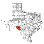 Val Verde County Map